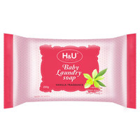 H&U 爱趣优 韩国进口婴儿洗衣皂儿童洗衣皂天然植物精华抑菌零刺激 香草味200g