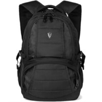 victoriatourist维多利亚旅行者16英寸电脑背包 防水耐磨男女运动休闲双肩包V6021黑色