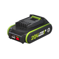 威克士(WORX)20V进口锂电2.0Ah电池包 WA3593 通用WORX锂电平台大脚板电动工具