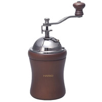 哈里欧(HARIO)MCD-2手摇磨豆机 圆顶木质手摇陶瓷磨芯研磨机咖啡机
