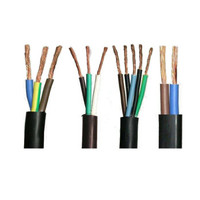 晶花国标重型耐油橡套线 软橡套线 电线 电缆 YCW 3*35+1*10 1米 （定制预售300米起定）