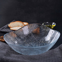 帕莎帕琦 进口钢化耐热玻璃大碗沙拉碗汤面碗水果盘子10英寸10671