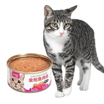 派威克（pievek）猫罐头 猫湿粮 猫咪零食成幼猫主食罐头 金枪鱼肉丝 85g单罐装