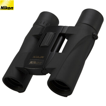 Nikon尼康 望远镜 阅野ACULON系列 A30 8X25 防水防雾 便携式高清双筒 微光夜视 袖珍型  黑色 （单位：台）