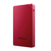 联想Thinkplus US100 超薄移动固态硬盘 256GSSD 红色