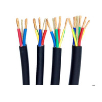 晶花国标中型橡套线 软橡套线 电线 电缆 YZ 4*4 100米/盘