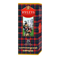 斯里兰卡进口 豪伦思(HYLEYS)红茶 苏格兰早餐红茶袋泡茶包25包*1.5g *2件