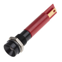 欧时RS ProLED指示灯信号灯212402凹形红色焊接片接端5mm