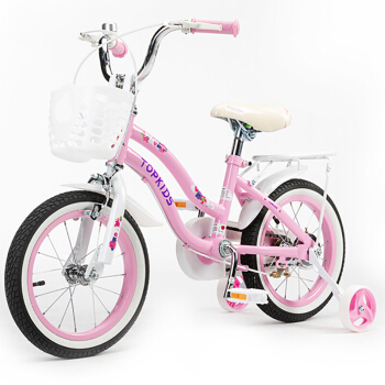 特酷婴童（TOOKKE）儿童自行车公主款单车3-6-8岁小孩山地车女宝宝脚踏车小学生童车 14寸 香香公主 粉色