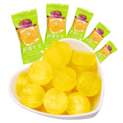 汇福园 咸柠檬糖超酸果汁味水果糖500g*2件