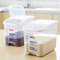 Jeko&Jeko; 捷扣 密封米箱裝米桶12.5kg家用廚房透明米箱 SWB-5488