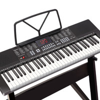 永美 YM-333 61键钢琴键多功能智能教学电子琴儿童初学乐器 连接话筒耳机手机pad