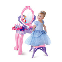 迪士尼（Disney) 儿童玩具 女孩公主音乐梦幻梳妆台仿真过家家套装 DS-2571