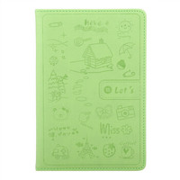 申士(SHEN SHI) A5/25K时尚便携印花办公笔记本 记事本 绿色 25-18