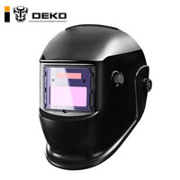 DEKO电焊面罩自动变光太阳能电池焊接面罩头戴式焊帽