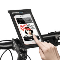 乐炫 ROSWHEEL 自行车手机支架防水包触屏包 山地车手机架手机包导航支架骑行装备