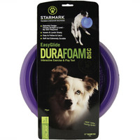 STARMARK 星記 寵物飛盤互動式狗狗戶外玩具金毛拉布拉多中大型狗用飛盤大號紫色