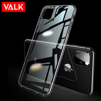 VALK iPhone 11 Pro Max手机壳苹果保护套全透明轻薄防摔硅胶软边全包软壳男女通用6.5英寸 透明