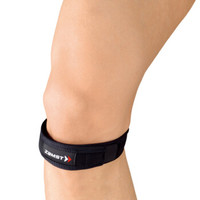 赞斯特 ZAMST JK-Band髌骨带 保护髌骨膝盖护膝跑步马拉松骑车球类跳跃运动护具(1只装)黑色LL码