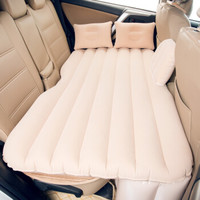 四万公里 车载充气床 通用型SUV汽车床垫 带护裆气垫床自驾游装备 米色 SWY3002