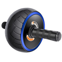 凯速运动健身器材胎形大宽轮健腹轮腹肌轮健腹器PR42（带跪垫）蓝色