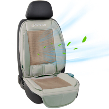 COMFIER 夏季汽车坐垫通风透气按摩多功能四季座椅垫 CF-2409米色