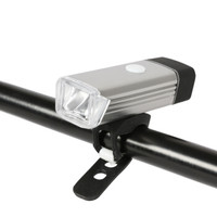 凯速（KANSOON）RA017 自行车灯山地车前灯USB可充电LED车灯公路夜视灯户外骑行装备灯 银色