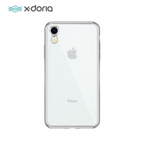 X-doria 苹果XR透明手机壳iPhone XR超薄保护套电镀防摔全包硅胶软壳男女通用6.1英寸 瑞彩银色