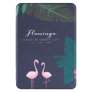 雷麦 适配全新2018款 Kindle Paperwhite 4/KW4彩绘保护套 亚马逊电子书阅读器休眠保护壳 火烈鸟