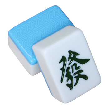 山友麻将牌 全自动四口机麻将桌专用麻将牌 44号 蓝色