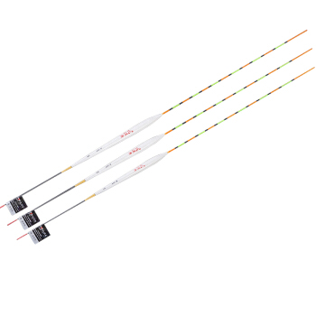 北溟鱼 台湾白巴尔杉木浮漂 鲫鱼鲤鱼漂醒目加粗漂尾 G-005,123号各一支套装