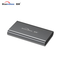 蓝硕 BLUEENDLESS M3C M.2移动硬盘盒转USB3.1固态Type-C硬盘盒子SSD MSATA外置读取器 全铝金属外壳