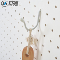美之高 MZG 北欧风ABS材质挂墙洞洞板专用配件 圆弯挂钩M