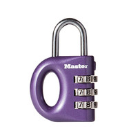 玛斯特（Master Lock）密码锁可调密码箱包柜门金属挂锁633MCND紫色