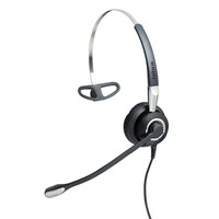 捷波朗(Jabra)专业款单耳话务耳机头戴式耳机客服耳机呼叫中心耳麦Biz 2400II QD被动降噪可连电话不含连接线