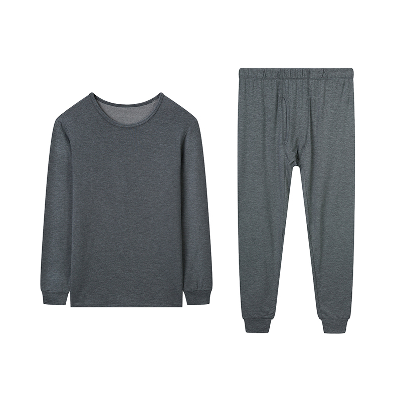 maxwin 男式+5度圆领倍暖内衣套装