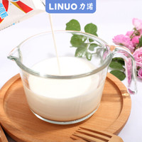 力诺（LINUO）加厚牛奶杯果汁杯水杯耐高温 微波炉加热玻璃杯 1000ml