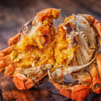 俏苏阁 六月黄大闸蟹  公母随机1.8-2.1两 6只送2只