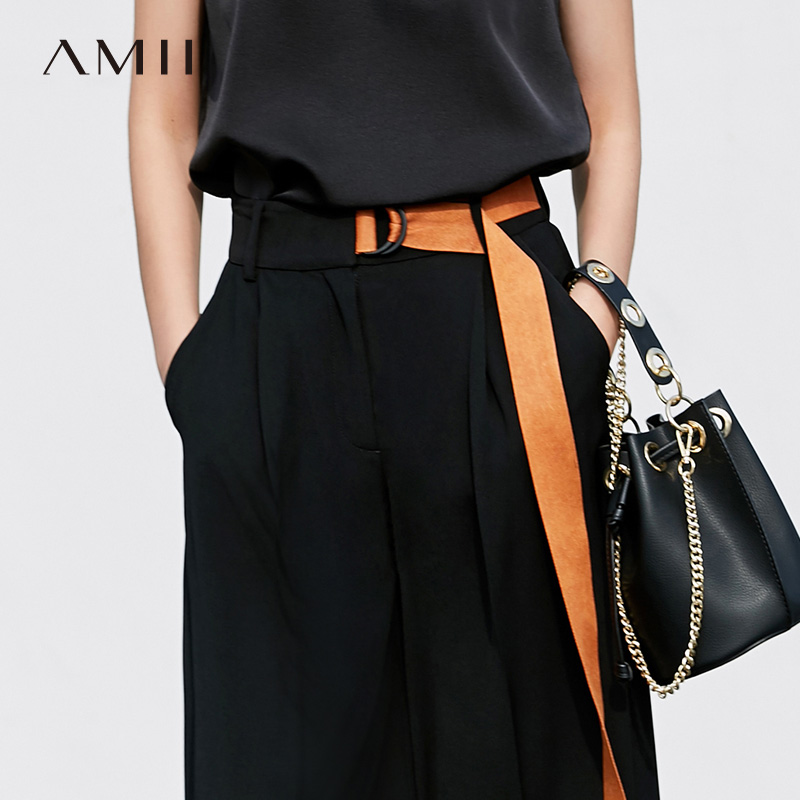 AMII 11847158 女士阔腿休闲裤