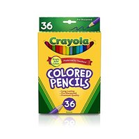 crayola 绘儿乐 长款彩色铅笔 36色