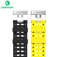 咕咚（codoon ）GPS运动手表S1表带 黑色+黄色两条装