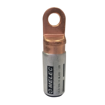 MELEC CALB-N 铜铝端子 1KV及以下摩擦焊型母排铜铝线耳 CALB-240N-12