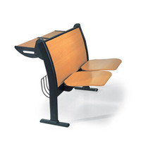 福邦 FUBANG椅子 　座椅公共办公会议折叠座椅金属钢架多层板靠背座垫颜色可订做