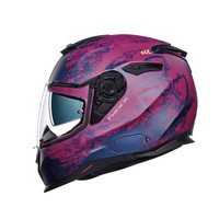 NEXX SX.100 毒药Toxic 亚洲版型 四季全盔 轻量复合材料电动摩托车头盔 女款 紫红色 S