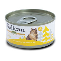 森林罐（Salican）宠物猫粮 猫湿粮 猫罐头白身吞拿鱼鲜虾啫喱系列85g泰国进口