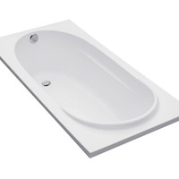 卡丽 (KARAT) 浴缸 科勒旗下品牌 卡丽亚克力嵌入式浴缸成人浴盆无扶手浴缸 1.5米 17724T-WK