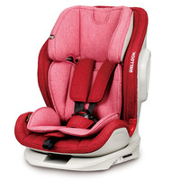 惠尔顿（Welldon）全能宝plus 宝宝汽车儿童安全座椅 ISOFIX接口 双固定 3C认证 9个月-12岁 樱花粉