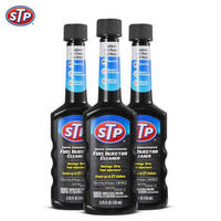 STP汽油添加剂 燃油宝 小黑瓶 超浓缩喷油嘴清洁剂 155毫升x3瓶装（美国原装进口）