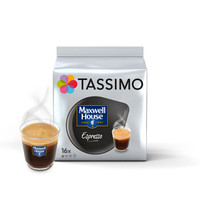 Tassimo胶囊咖啡 麦斯威尔 意式浓缩咖啡 16杯/盒