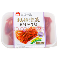 三口一品 韩国风味泡菜 盒装桔梗泡菜 215g/盒 家庭装